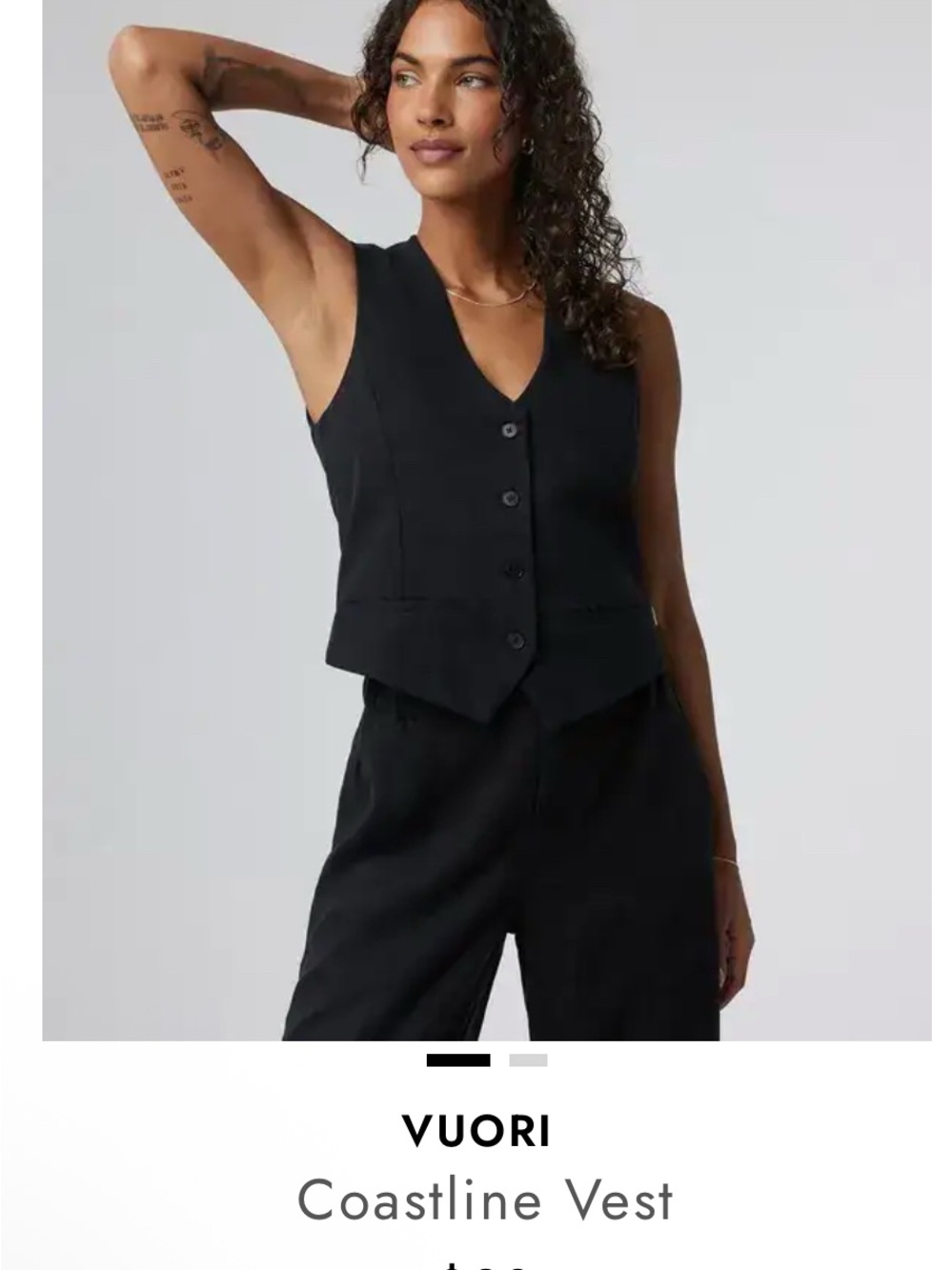Vuori Coastline Vest - Black
